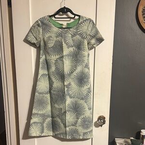 Floral Patterned Short Sleeve Dress